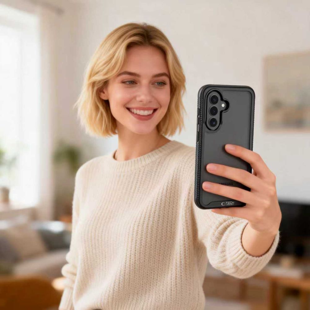Handyhülle für Galaxy A37 / A36 5G / A56 5G, Tech-Protect Defense, mattes Schwarz
