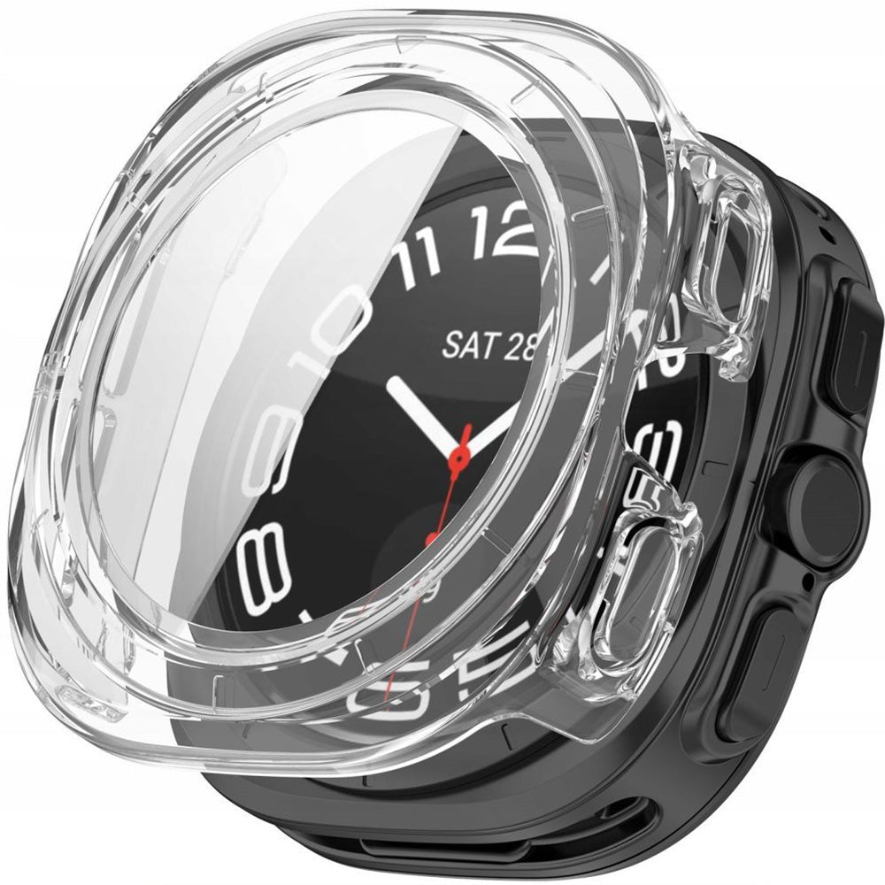 Hülle mit Glas für Galaxy Watch Ultra 2 / 1, Tech-Protect Defense, Transparent