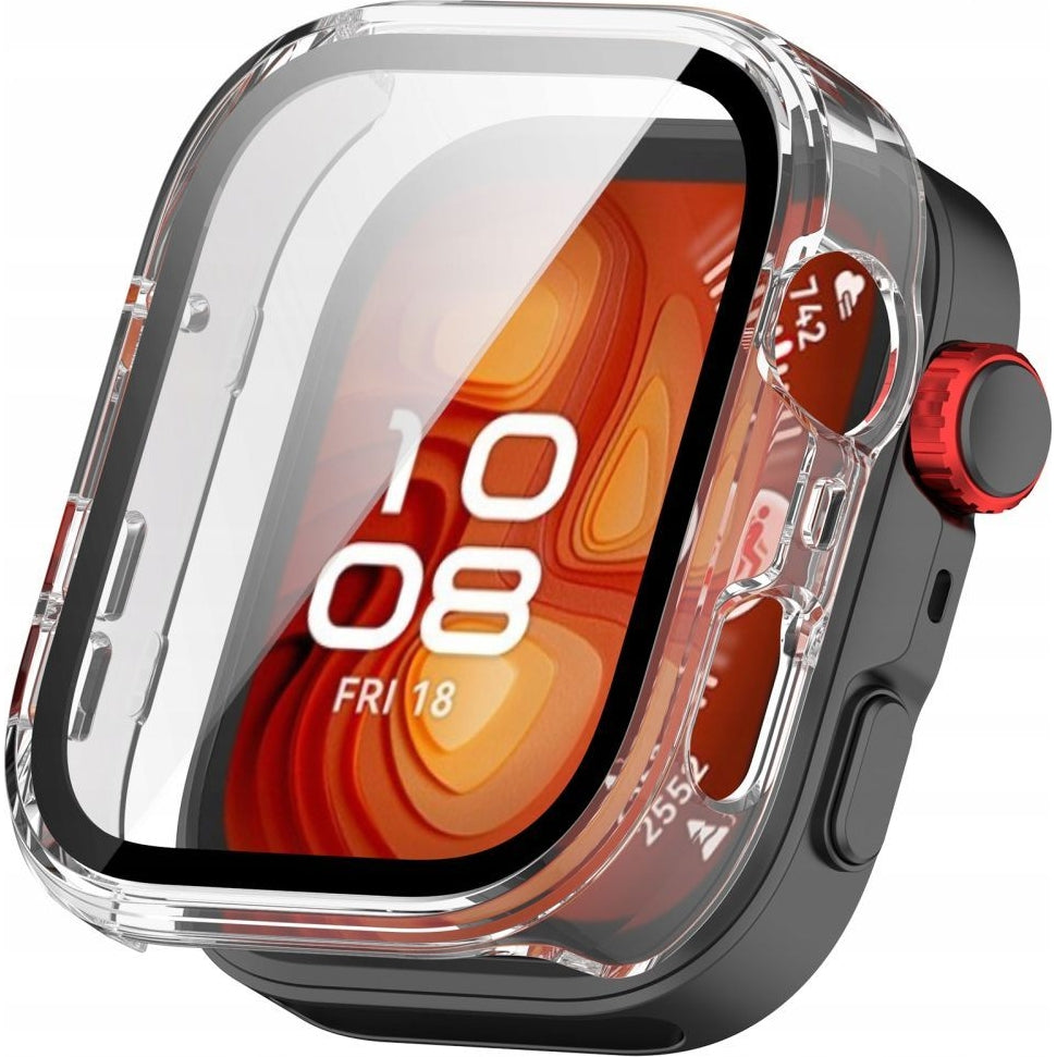 Schutzhülle + Glas für Huawei Watch Fit 4 Pro, Tech-Protect Defense360, Transparent