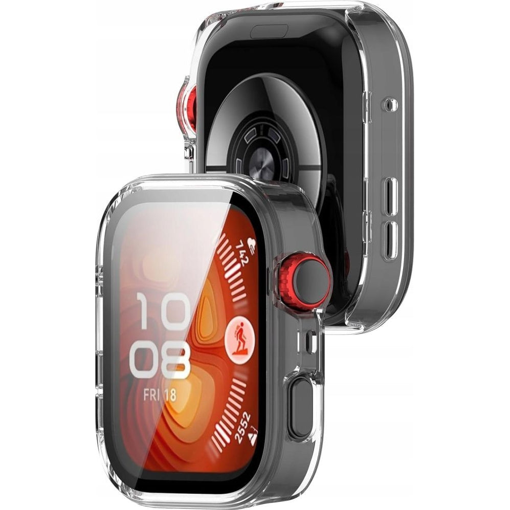Schutzhülle + Glas für Huawei Watch Fit 4 Pro, Tech-Protect Defense360, Transparent