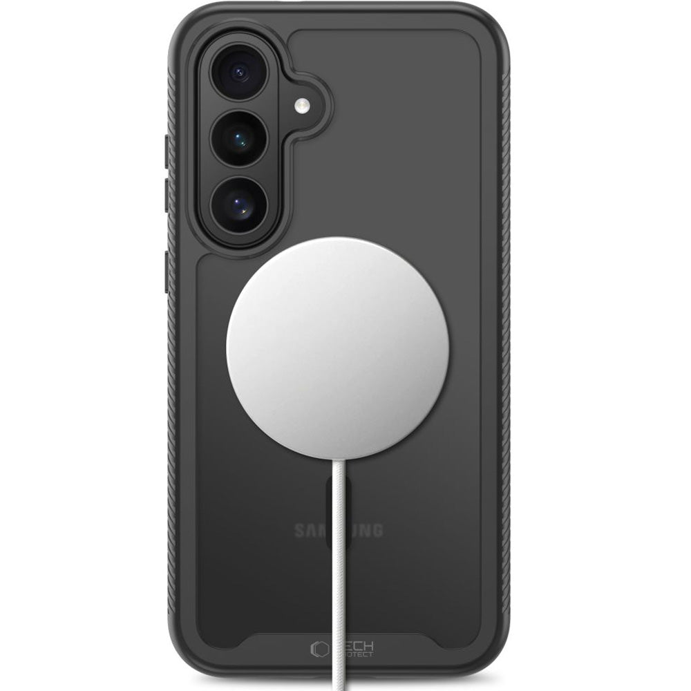 Handyhülle für Galaxy S26 FE, Tech-Protect Defense mit MagSafe, Mattes Schwarz (5/9)