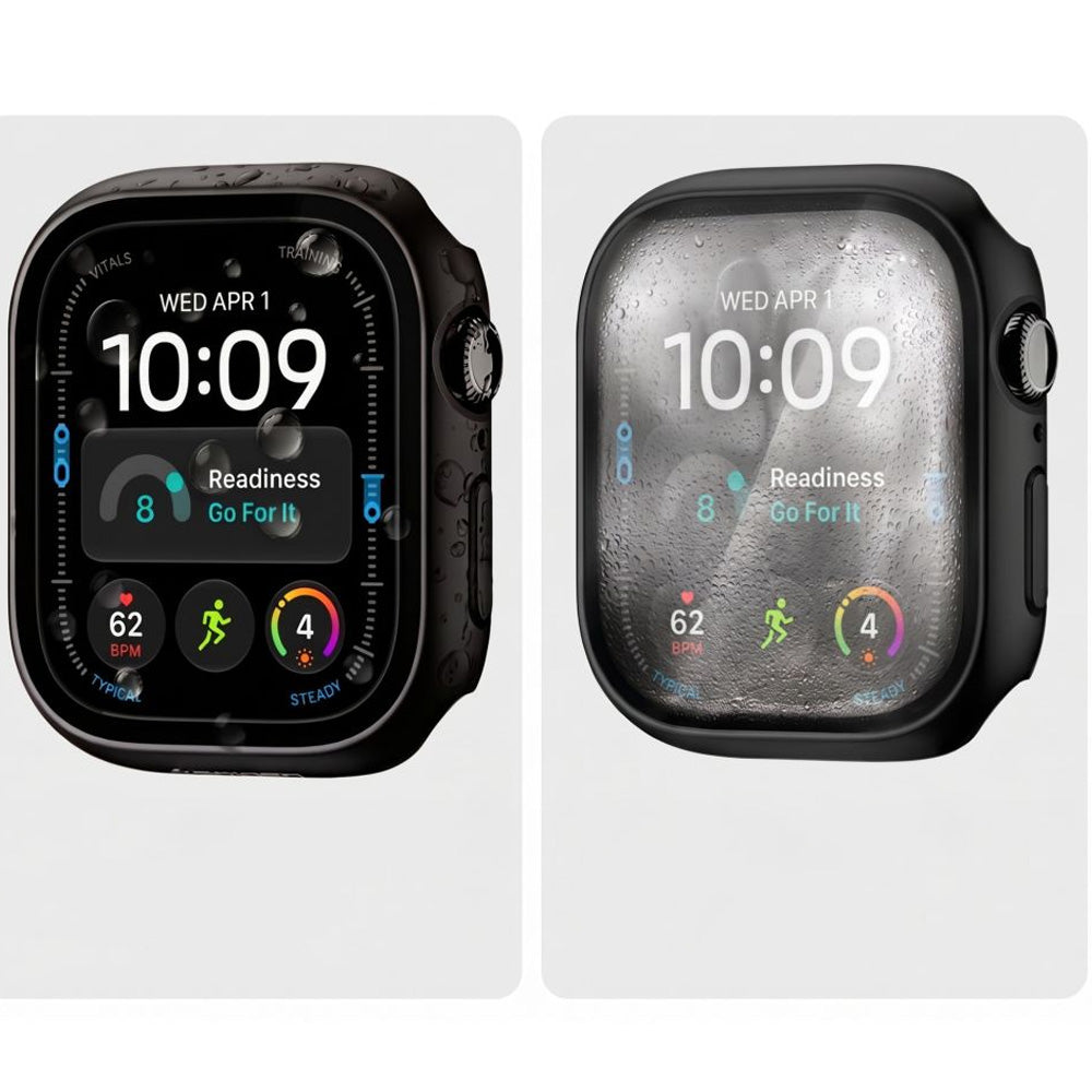 Hülle mit Sichtschutzglas für Apple Watch Series 12 46mm, Tech-Protect Defense Privacy, Schwarz (3/9)
