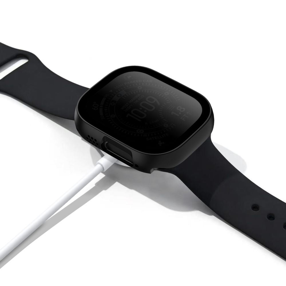 Hülle mit Sichtschutzglas für Apple Watch Ultra 4 49mm / 3 49mm / 2 49mm / 1 49mm, Tech-Protect Defense Privacy, Schwarz (6/9)