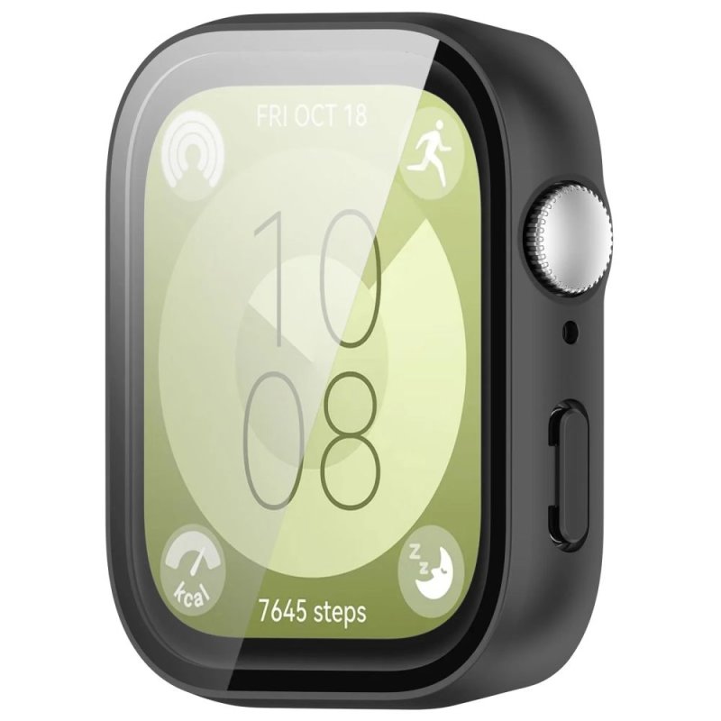 Schutzhülle + Glas für Huawei Fit 3,Tech Protect 360Defense, Schwarz