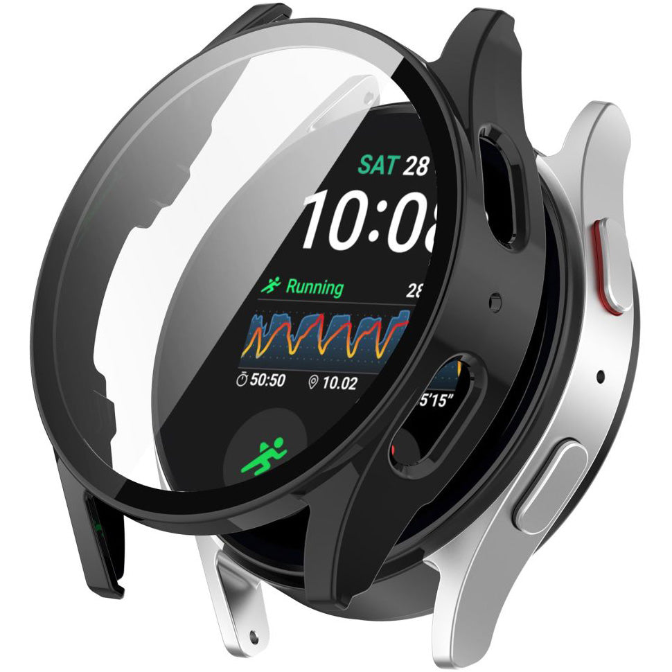 Schutzhülle + Glas für Samsung Galaxy Watch 7 44mm, Tech Protect Defense360, Schwarz