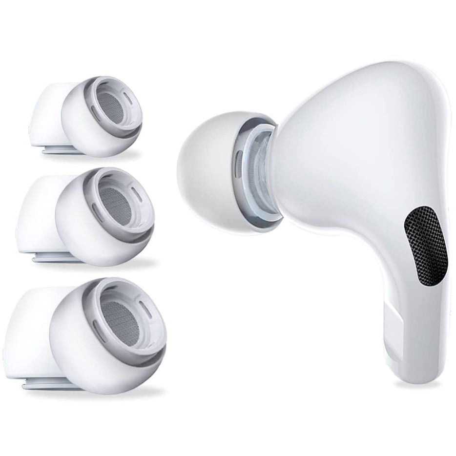 Ohrhörer-Ohrstöpsel, Tech-Protect Ear Tips 3er-Pack für AirPods Pro 2 / Pro, Weiß