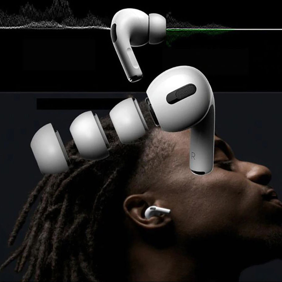 Ohrhörer-Ohrstöpsel, Tech-Protect Ear Tips 3er-Pack für AirPods Pro 2 / Pro, Weiß