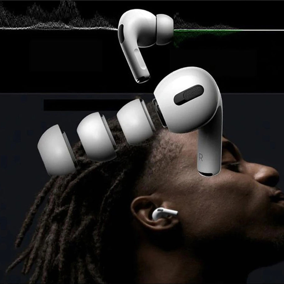 Ohrhörer-Ohrstöpsel, Tech-Protect Ear Tips 3er-Pack für AirPods Pro 3, Weiß