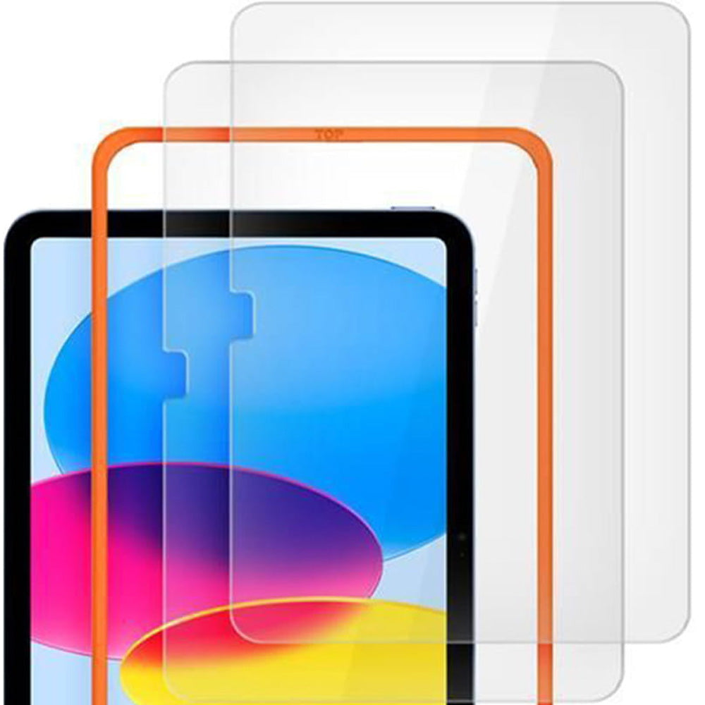 Gehärtetes Glas für iPad 11 / 10 gen. 2025 / 2022, Tech-Protect Easy Set Plus, mit Applikator, 2 Stück