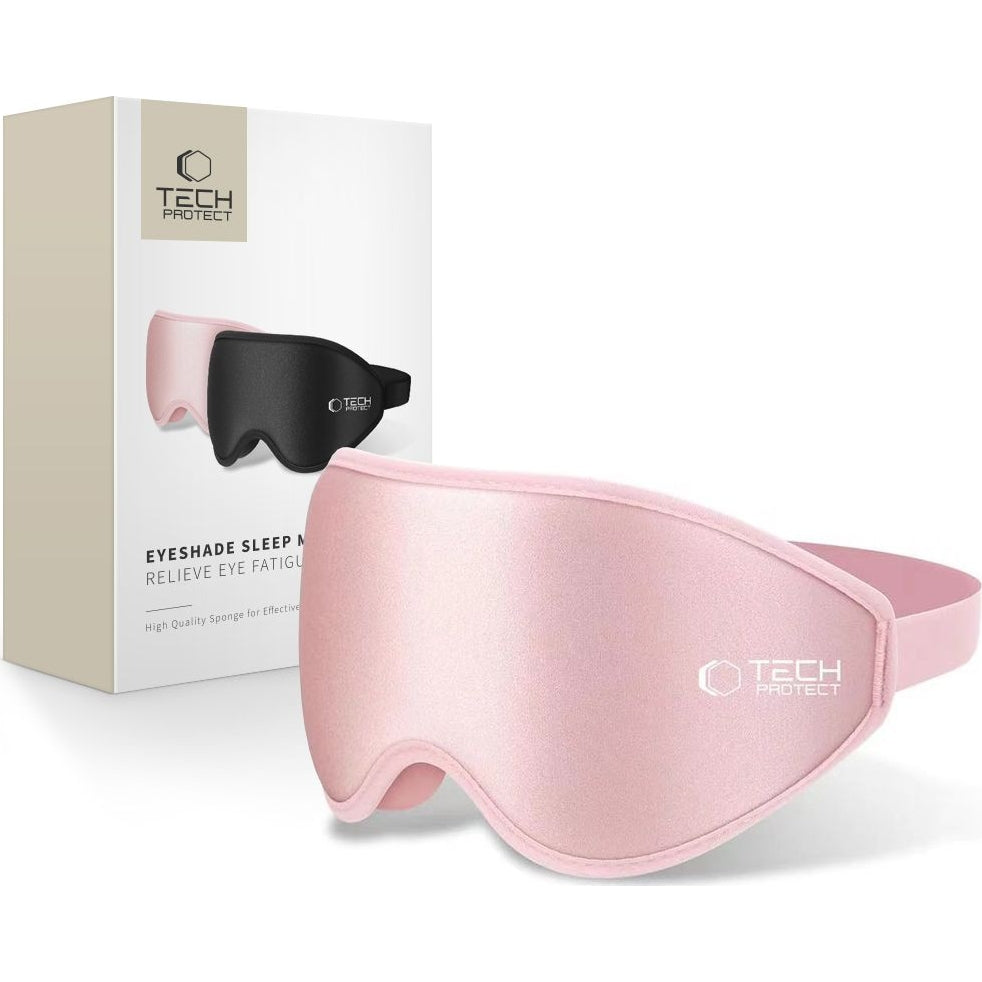 Augenmaske ohne Druck, Tech-Protect Eyeshade Sleep, Rosa