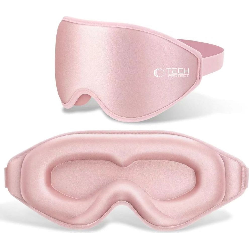 Augenmaske ohne Druck, Tech-Protect Eyeshade Sleep, Rosa