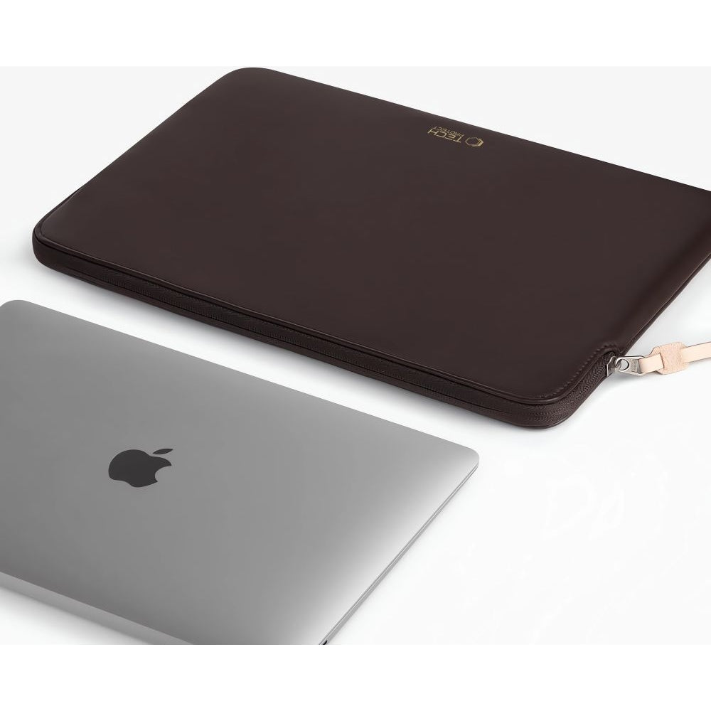 Laptoptasche für 13-14“ Laptop, Tech-Protect Fleeke,  Dunkelbraun
