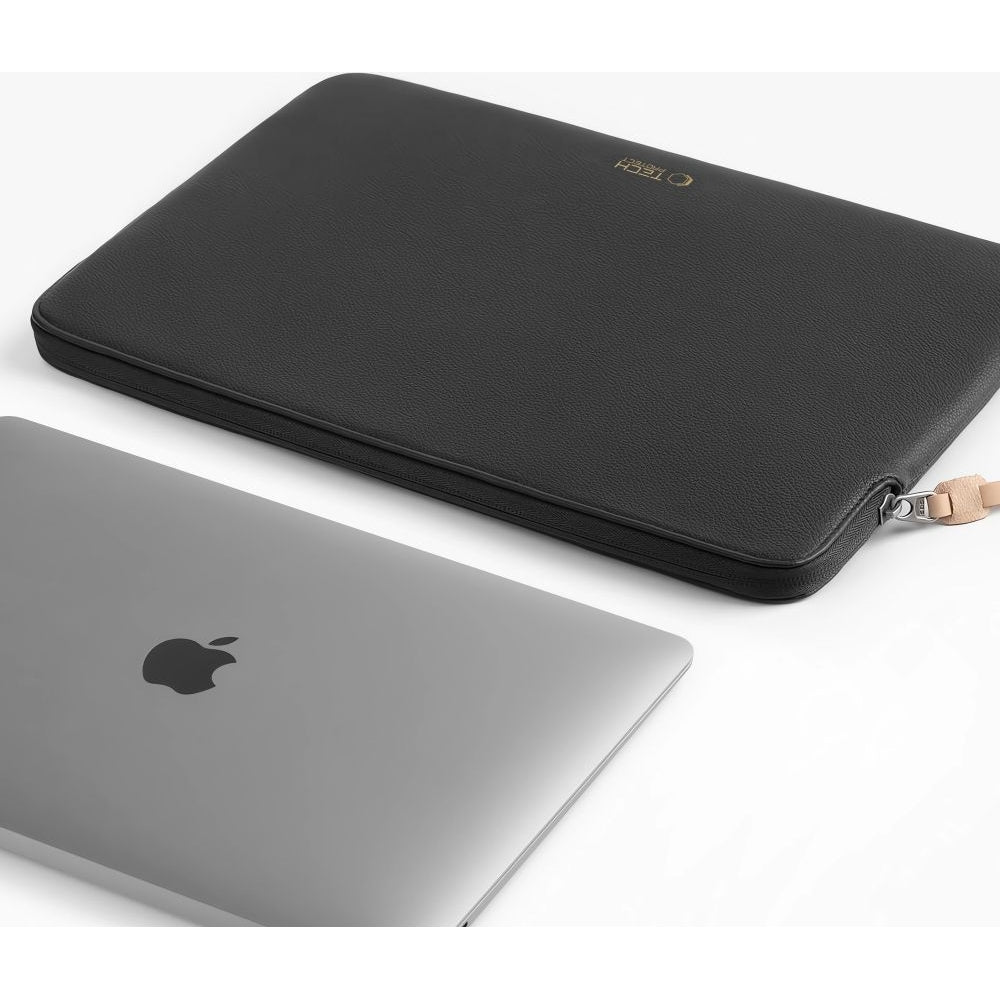 Laptoptasche für 13-14“ Laptop, Tech-Protect Fleece,  Schwarz