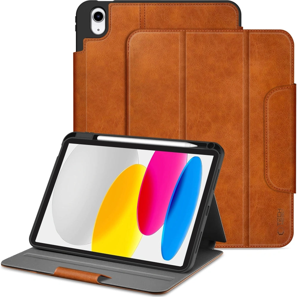 Schutzhülle für iPad 11 (A16) 2025 / 10,9 10 gen. 2022, Tech-Protect Fleece, Braun