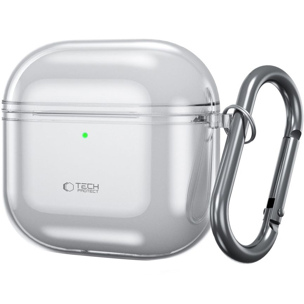 Schutzhülle für Apple AirPods 4, Tech-Protect Flexair Transparent-Grau