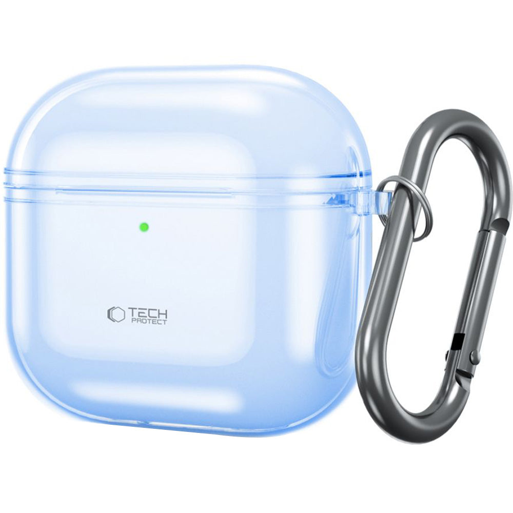 Schutzhülle für Apple AirPods 5 / 4, Tech-Protect Flexair Transparent-Blue