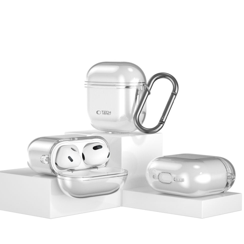 Schutzhülle Tech-Protect Flexair für Apple AirPods 4, Transparent