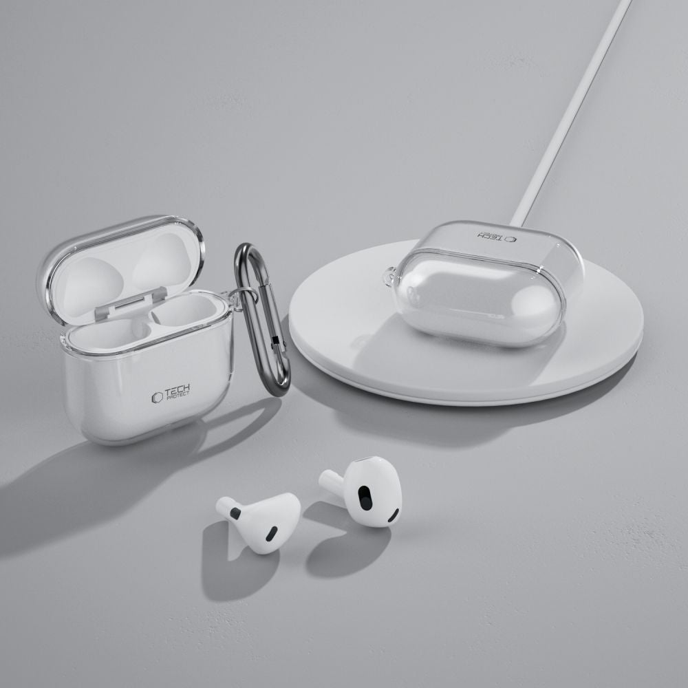 Schutzhülle Tech-Protect Flexair für Apple AirPods 4, Transparent