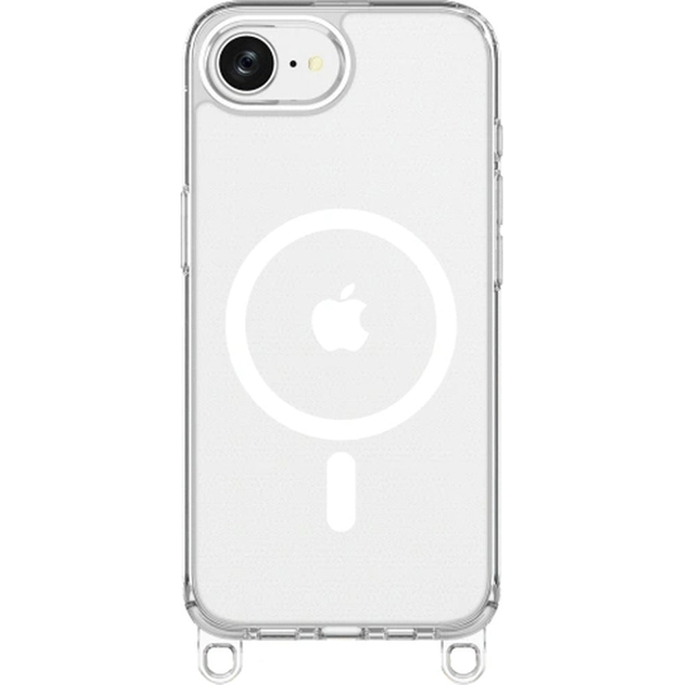 Handyhülle für iPhone 17e / 16e, Tech-Protect Flexair Chain MagSafe, Transparent
