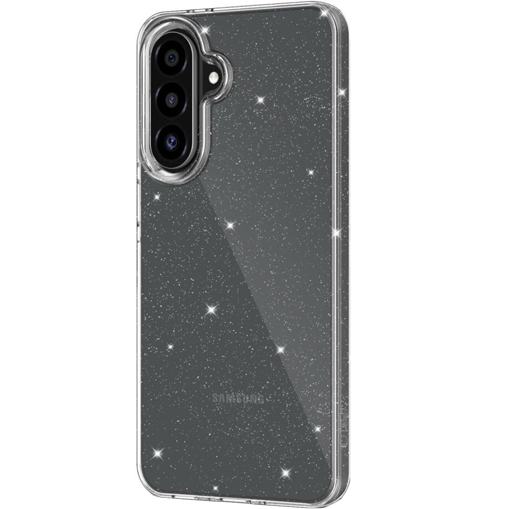 Handyhülle für Galaxy A37 5G / A36 5G, Tech-Protect FlexAir, Transparent mit Glitzer