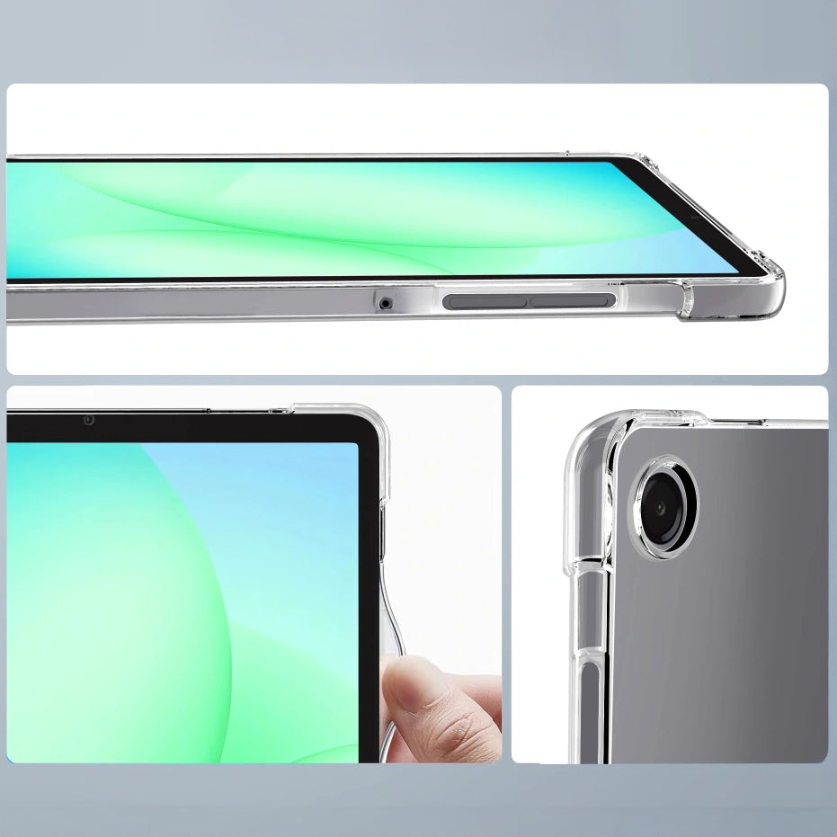 Schutzhülle für Galaxy Tab A9 / Tab A11, Tech-Protect Flexair, Transparent