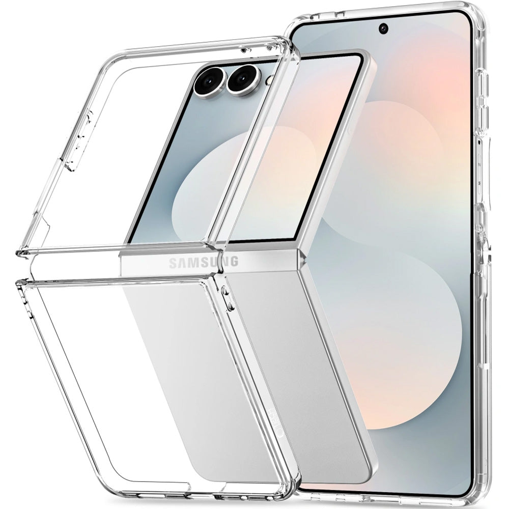 Handyhülle für Galaxy Z Flip8, Tech-Protect Flexair Hybrid, Transparent