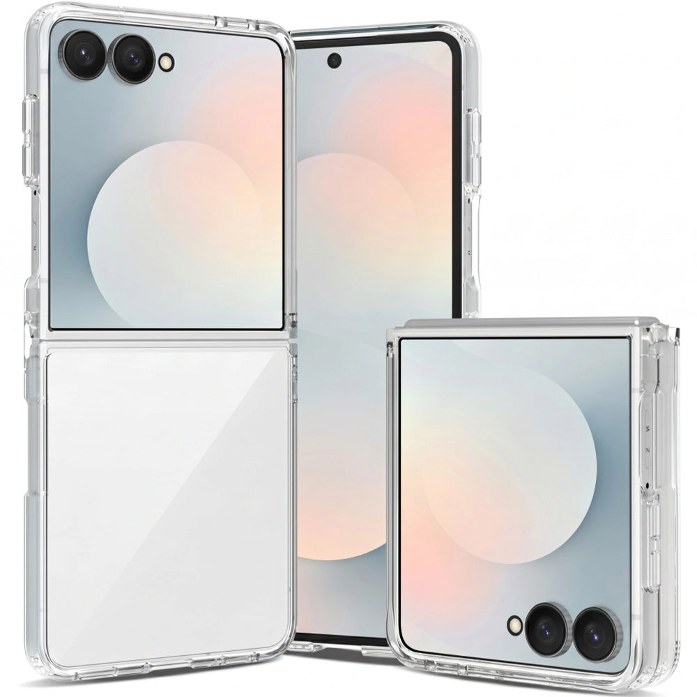 Handyhülle für Galaxy Z Flip8, Tech-Protect Flexair Hybrid, Transparent