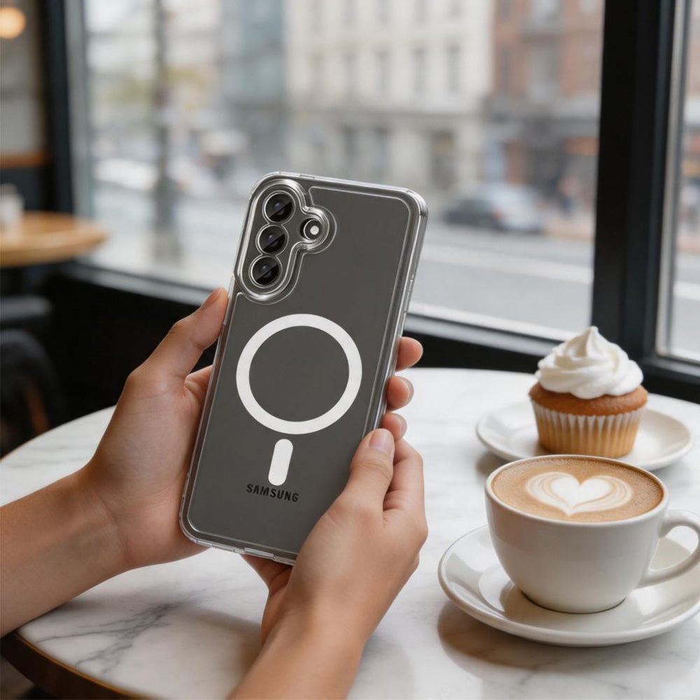 Handyhülle für Galaxy A27 5G, Tech-Protect FlexAir Hybrid mit MagSafe, Transparent