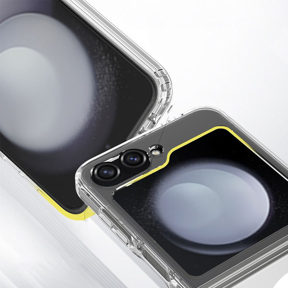 Handyhülle für Galaxy Z Flip7 FE / 6, Tech-Protect Flexair Hybrid mit MagSafe, Transparent
