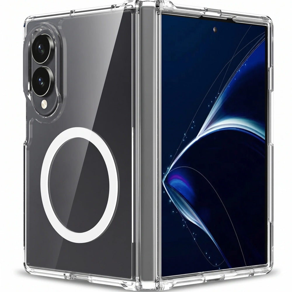 Handyhülle für Galaxy Z Fold8, Tech-Protect FlexAir Hybrid mit MagSafe, Transparent-Weiß