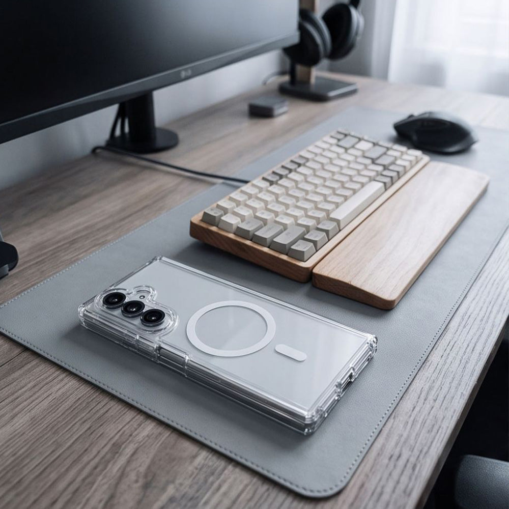 Handyhülle für Galaxy Z Fold8 Ultra, Tech-Protect FlexAir Hybrid mit MagSafe, Transparent-Weiß