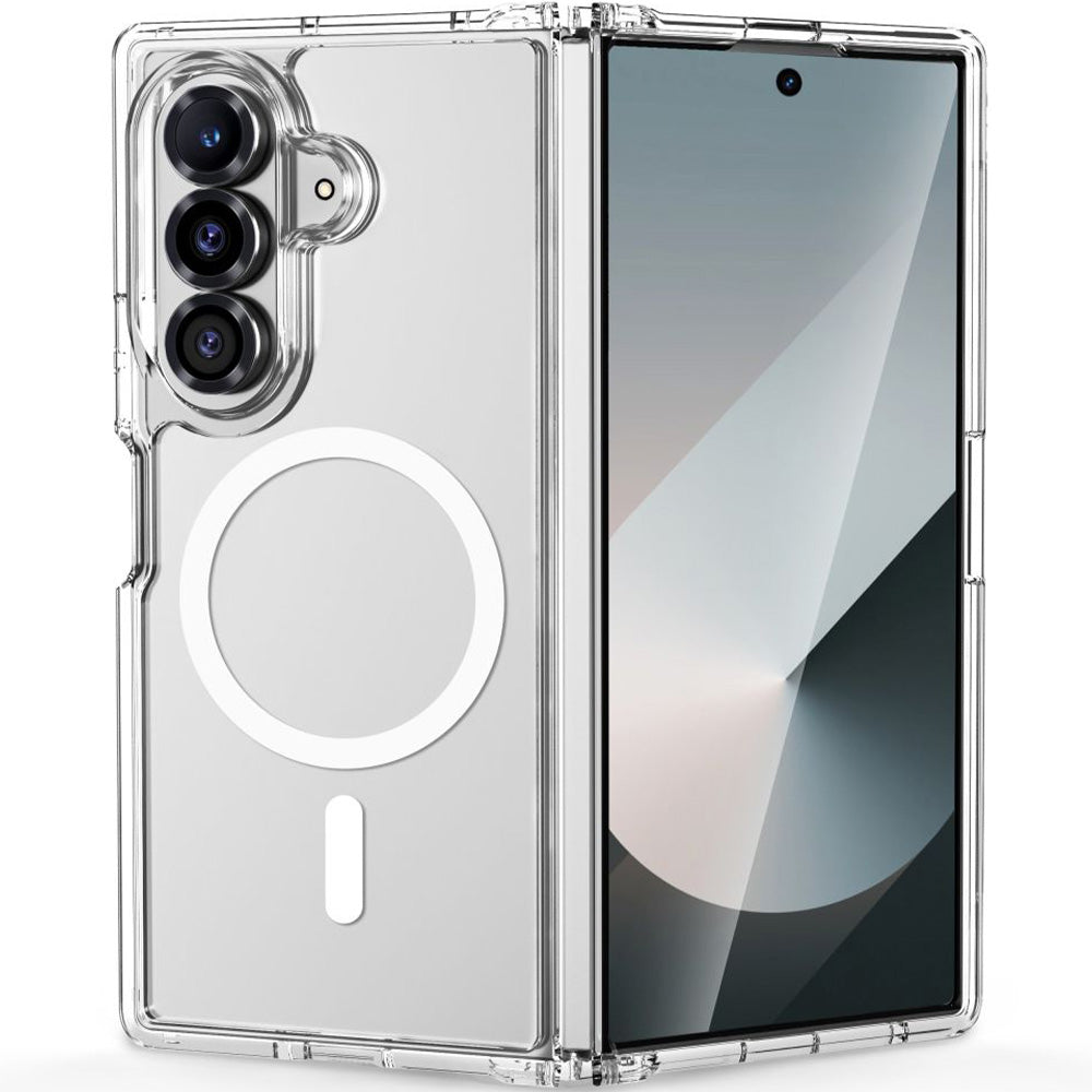 Handyhülle für Galaxy Z Fold8 Ultra, Tech-Protect FlexAir Hybrid mit MagSafe, Transparent-Weiß