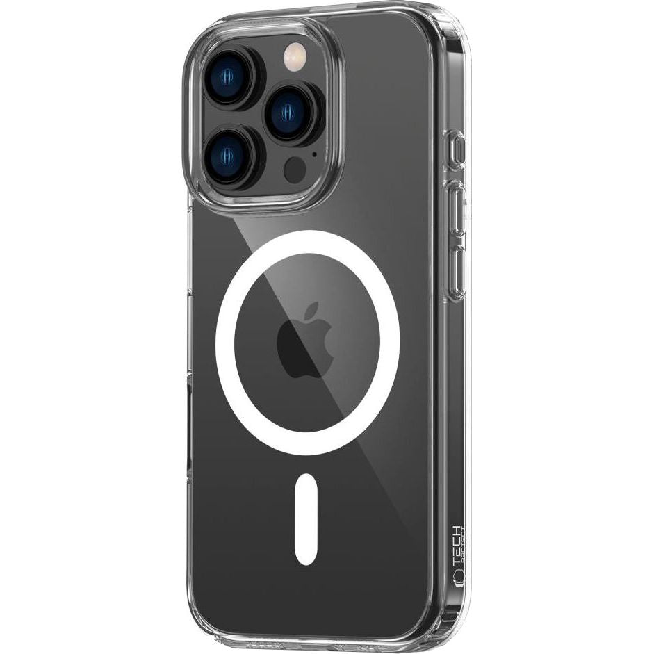 Handyhülle für iPhone 16 Pro, Tech-Protect Flexair Hybrid mit MagSafe, Transparent