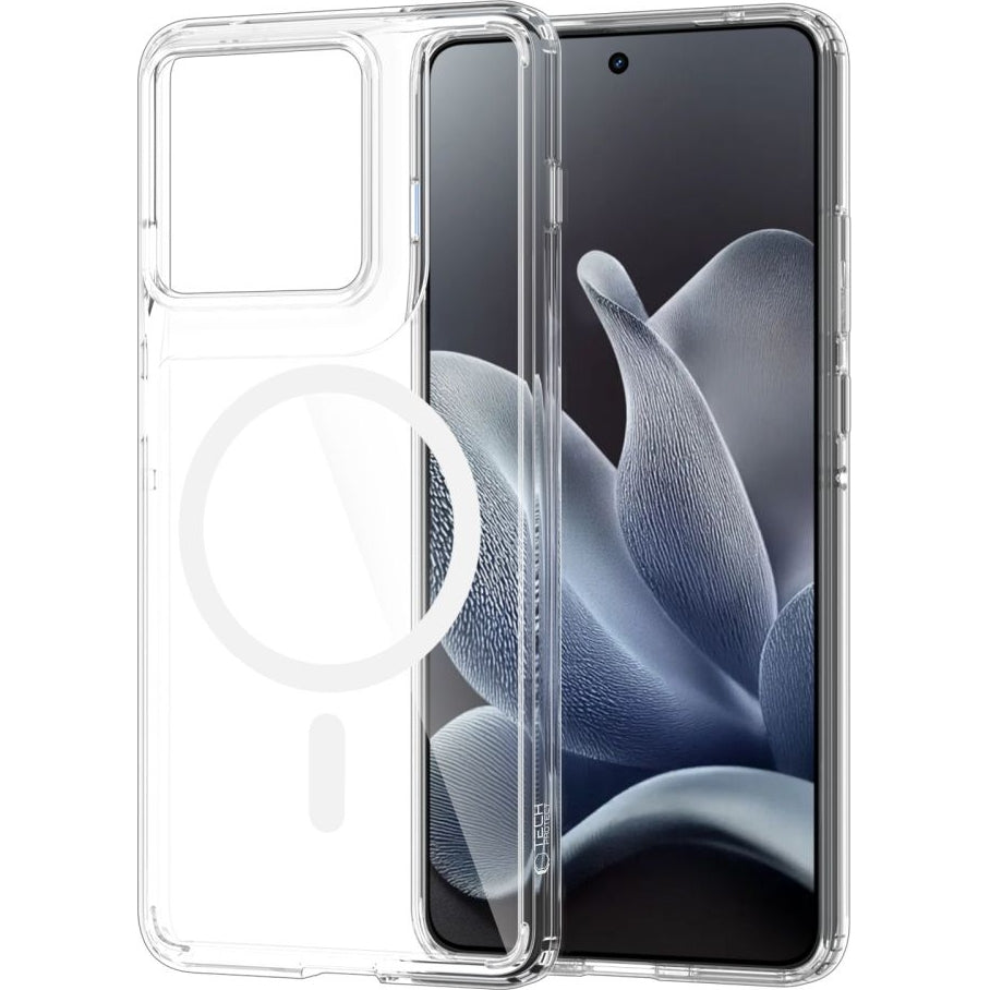 Handyhülle für Motorola Edge 70, Tech-Protect Flexair Hybrid mit MagSafe, Transparent