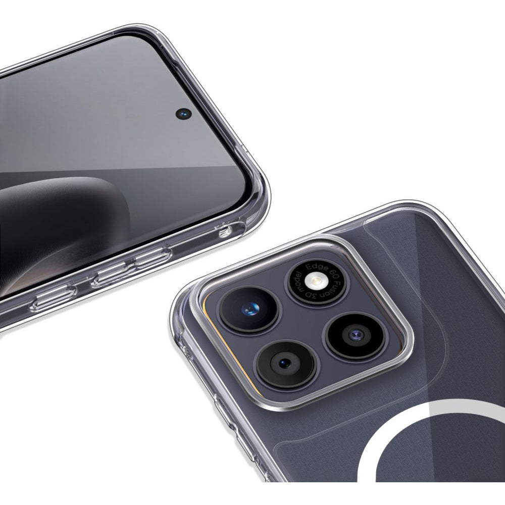Handyhülle für Motorola Edge 70 Fusion / 70 Fusion Plus, Tech-Protect Flexair Hybrid mit MagSafe, Transparent