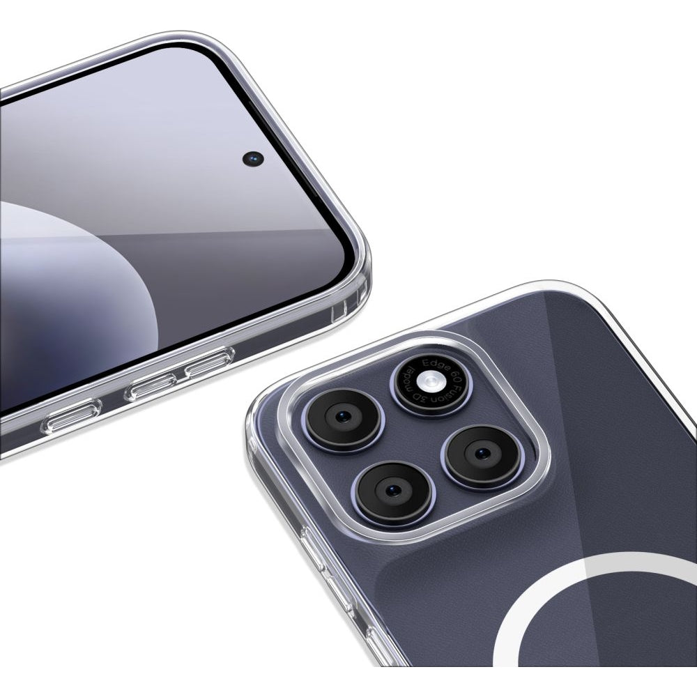 Handyhülle für Motorola Moto G77 5G / Moto G67 5G, Tech-Protect Flexair Hybrid mit MagSafe, Transparent