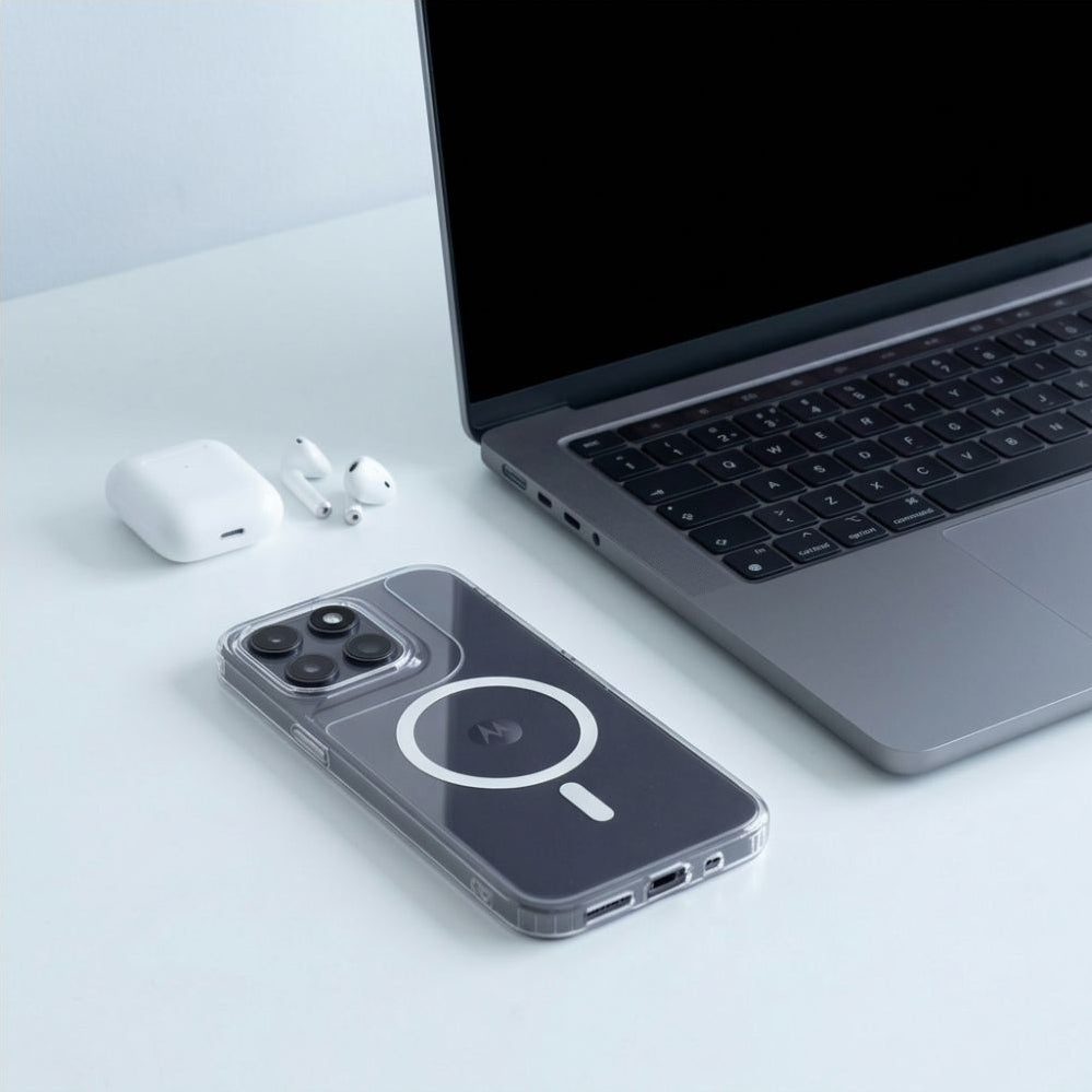 Handyhülle für Motorola Moto G77 5G / Moto G67 5G, Tech-Protect Flexair Hybrid mit MagSafe, Transparent