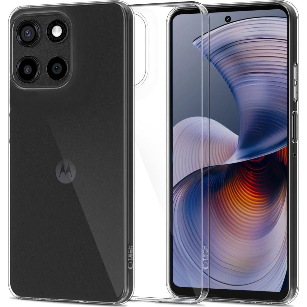 Handyhülle für Motorola Moto G56 5G, Tech-Protect Flexair, Transparent
