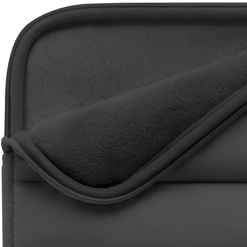 Universal Laptoptasche bis zu 13-14", Tech-Protect Fluffy, Schwarz