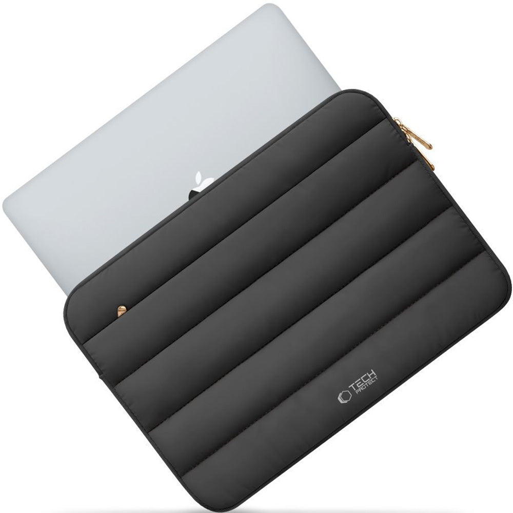 Universal Laptoptasche bis zu 15"-16", Tech-Protect Fluffy, Schwarz