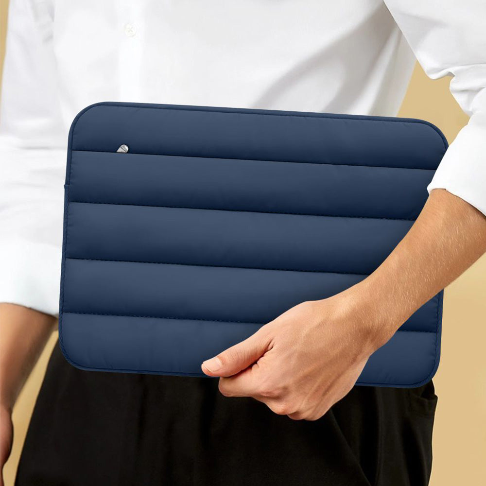Universal Laptoptasche bis zu 15"-16", Tech-Protect Fluffy, Dunkelblau