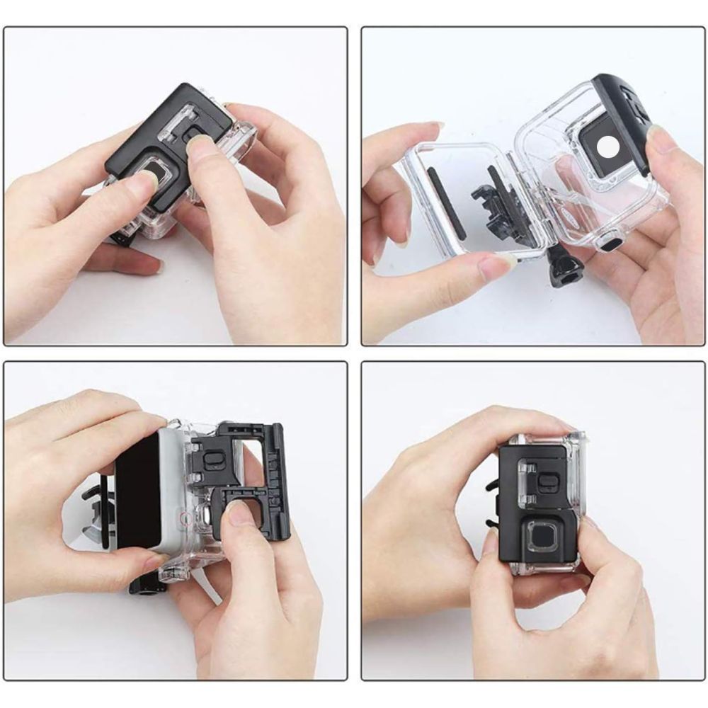 Wasserdichtes Gehäuse für GoPro Hero 5 / 6 / 7, Tech-Protect GA200 Waterproof Case, Transparent