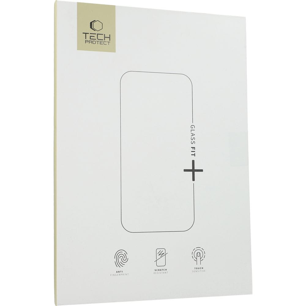 Gehärtetes Glas für Motorola Moto G56 5G, Tech-Protect Glass Fit Plus, 2 Stück, Schwarzer Rahmen