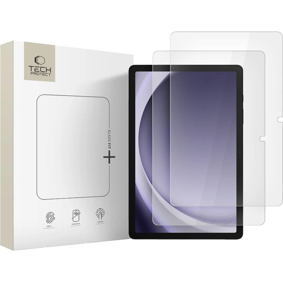 Gehärtetes Glas für Galaxy Tab A11 Plus / A9 Plus, Tech-Protect Glass Fit Plus, 2 Stück
