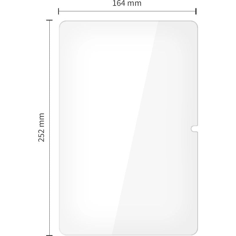 Gehärtetes Glas für Galaxy Tab A11 Plus / A9 Plus, Tech-Protect Glass Fit Plus, 2 Stück