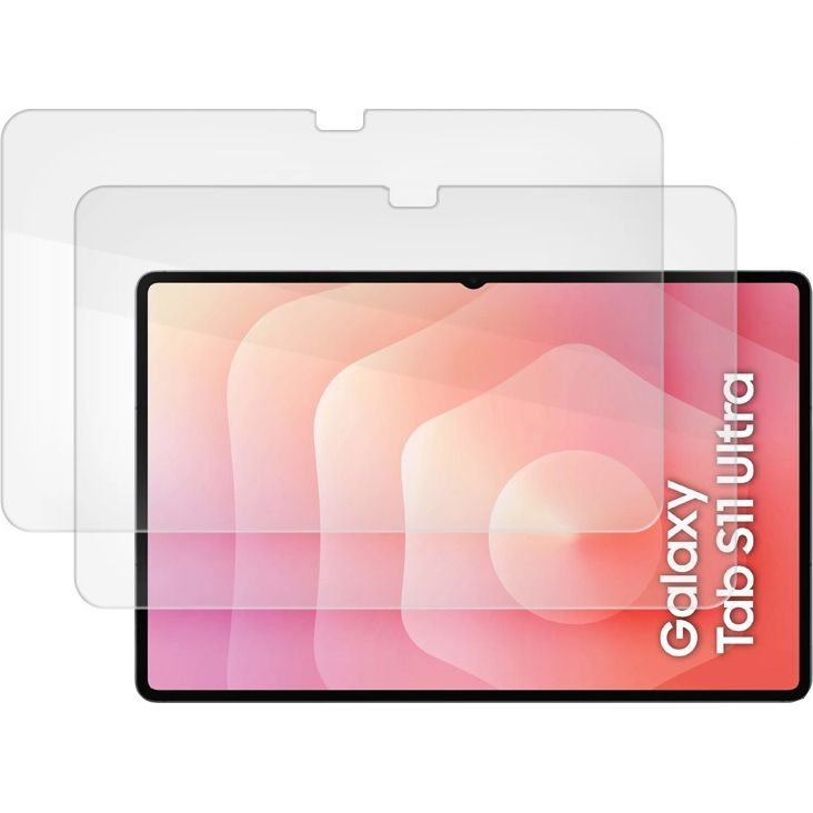 Gehärtetes Glas für Galaxy Tab S11 Ultra / S10 Ultra / S9 Ultra / S8 Ultra, Tech-Protect Glass Fit Plus, 2 Stück