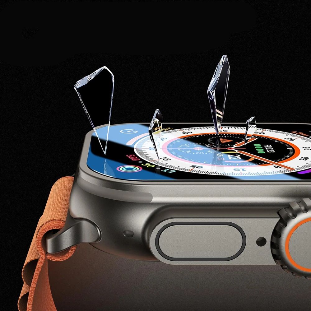 Gehärtetes Glas für Huawei Watch Fit 4 Pro, Tech-Protect Glass Fit Plus, 2 Stück