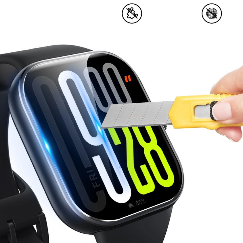 Gehärtetes Glas für Huawei Watch Fit 4 Pro, Tech-Protect Glass Fit Plus, 2 Stück