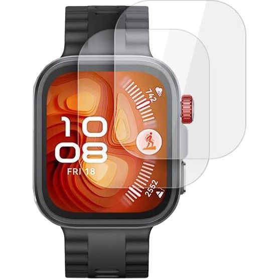 Gehärtetes Glas für Huawei Watch Fit 4 Pro, Tech-Protect Glass Fit Plus, 2 Stück
