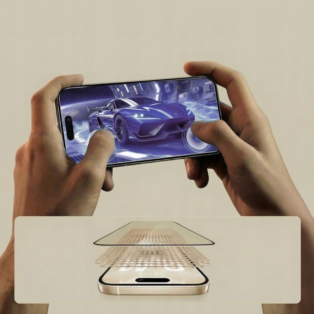 Gehärtetes Glas für Xiaomi Redmi 17 4G / 5G, Tech-Protect Glass Fit Plus, 2 Stück, Schwarzer Rahmen